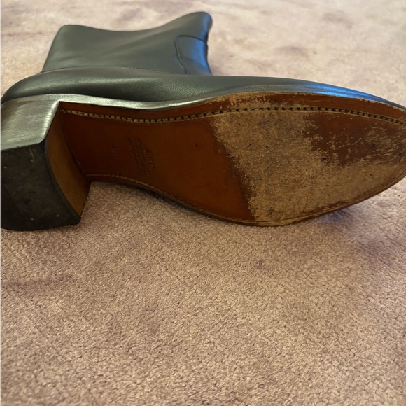 A.P.C. Black Heeled Leather Boots - Picture 14 of 14